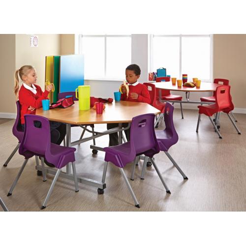 Round Tilt Top School Dining Tables School Chair Shop